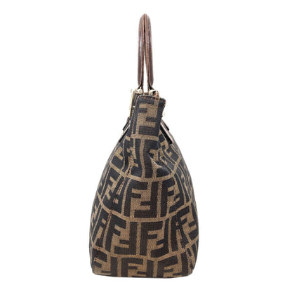 Fendi Zucca Pattern Handbag Canvas — view 3