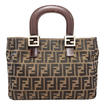 Fendi Zucca Pattern Handbag Canvas — view 2