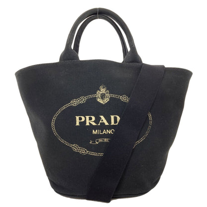 Prada Canapa Tote 2-Way Canvas