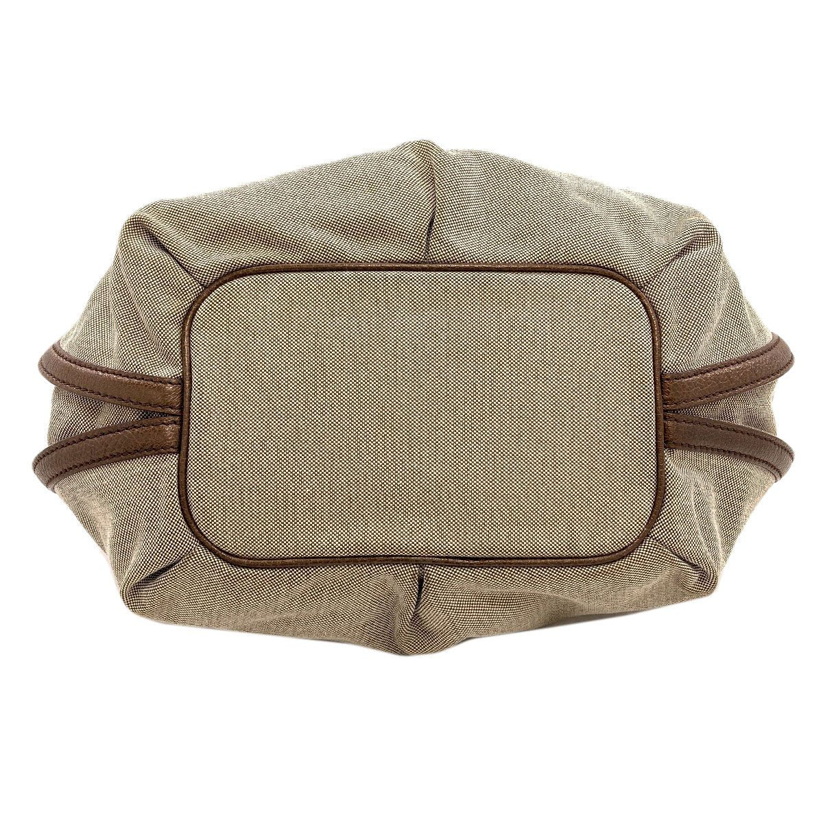 Celine Carriage Pattern Handbag Canvas — view 4