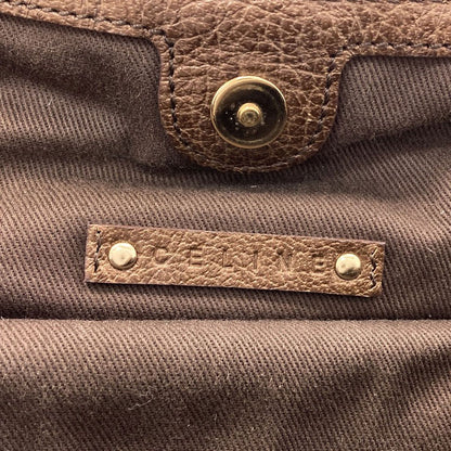 Celine Carriage Pattern Handbag Canvas — view 6