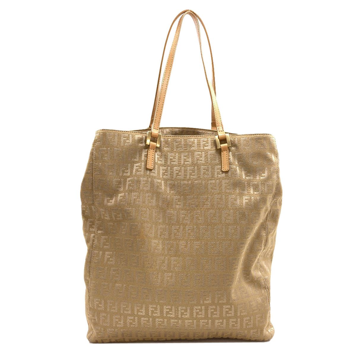 Fendi Zucca Pattern Handbag Canvas — view 2