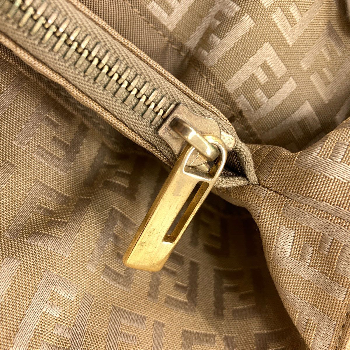 Fendi Zucca Pattern Handbag Canvas — view 8
