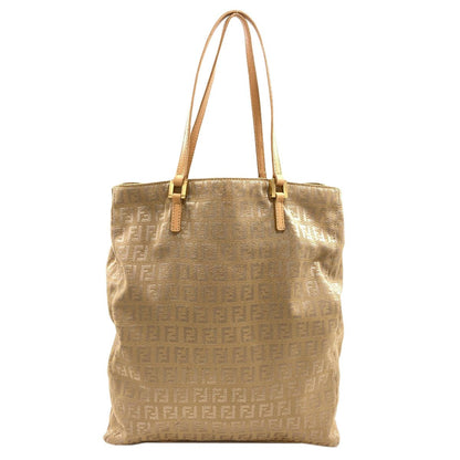 Fendi Zucca Pattern Handbag Canvas