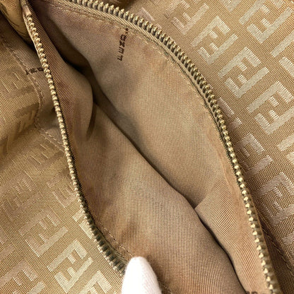 Fendi Zucca Pattern Handbag Canvas — view 7