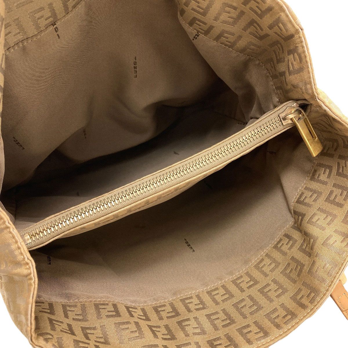 Fendi Zucca Pattern Handbag Canvas — view 5