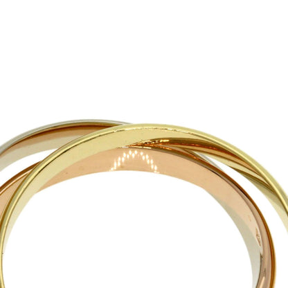 Cartier Trinity SM 58 Ring 18k Yellow Gold 18k White Pink — view 5