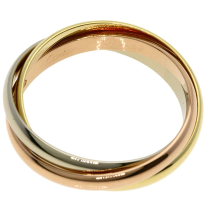 Cartier Trinity SM 58 Ring 18k Yellow Gold 18k White Pink — view 3