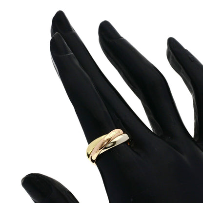 Cartier Trinity 50 Ring 18k Yellow Gold 18k White Pink