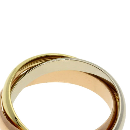 Cartier Trinity 54 Ring 18k Yellow Gold 18k White Pink — view 6