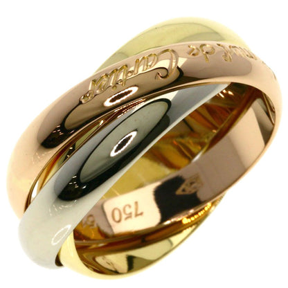 Cartier Trinity 51 Ring 18k Yellow Gold 18k White Pink — view 2