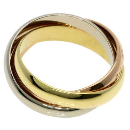 Cartier Trinity 51 Ring 18k Yellow Gold 18k White Pink — view 5