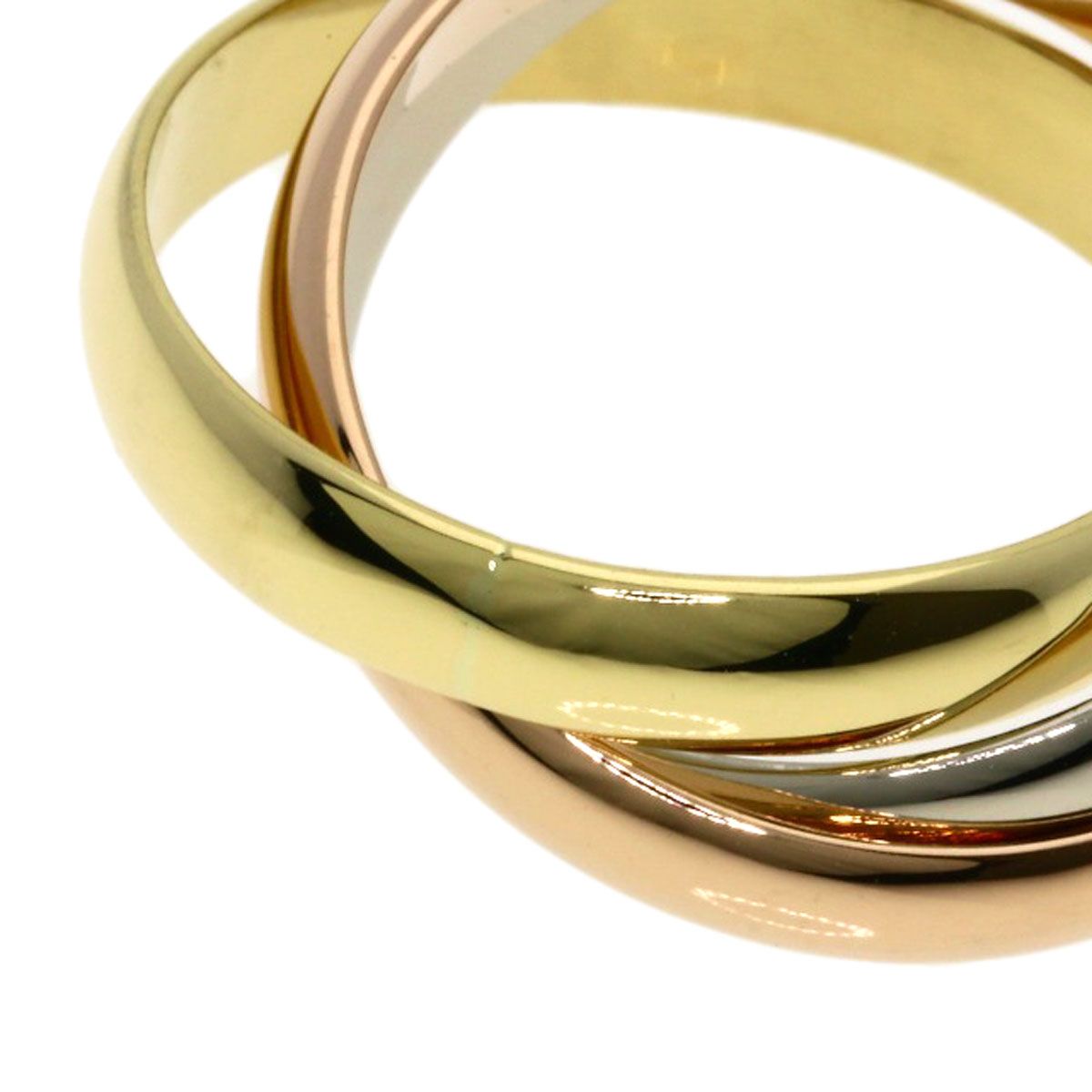 Cartier Trinity 51 Ring 18k Yellow Gold 18k White Pink — view 6