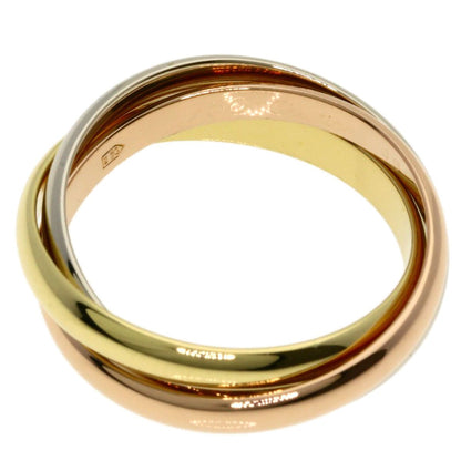 Cartier Trinity SM 48 Ring 18k Yellow Gold 18k White Pink — view 3