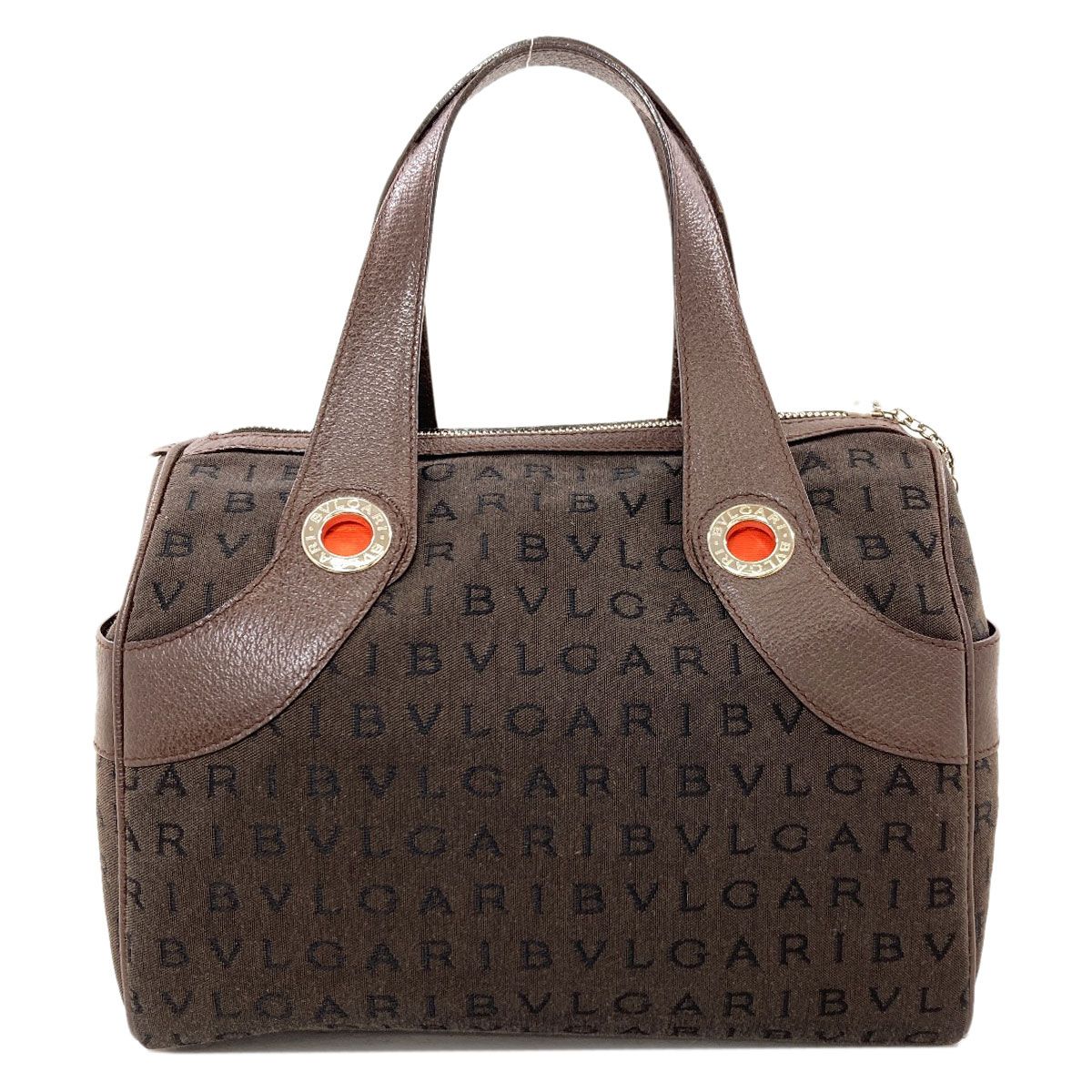 Bvlgari Logo Mania Handbag Canvas — view 2