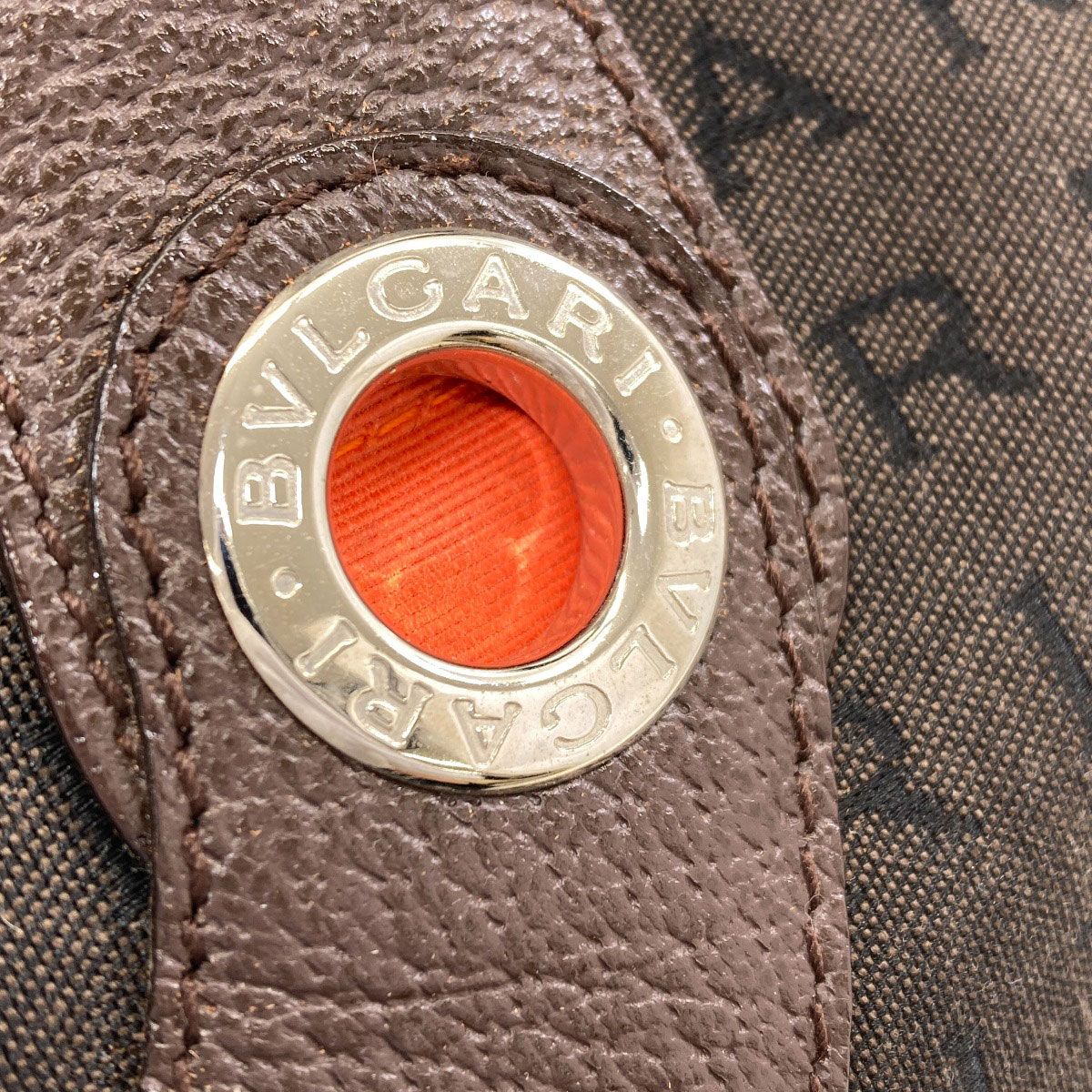 Bvlgari Logo Mania Handbag Canvas — view 9