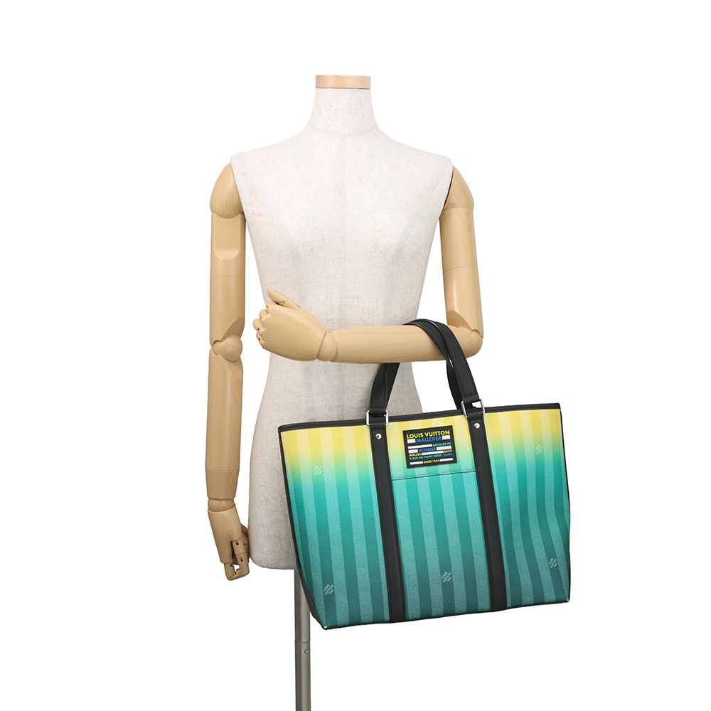 Louis Vuitton Tote Damier Stripe Weekend PM 2-Way Shoulder Bag — view 5