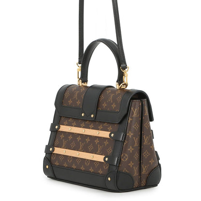 Louis Vuitton Monogram Trianon PM 2-Way Shoulder Bag Black — view 2