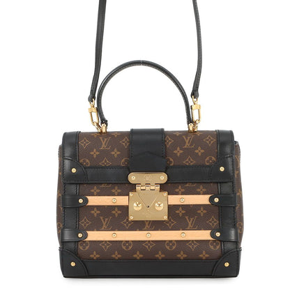 Louis Vuitton Monogram Trianon PM 2-Way Shoulder Bag Black