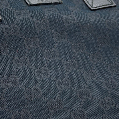 Gucci Tote Sherry Line GG Canvas Handbag Mini Black — view 9