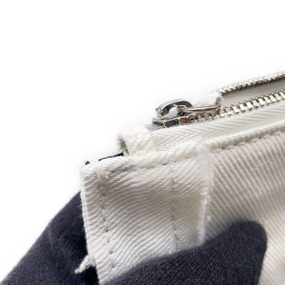 Balenciaga Coin Case le Cagole Denim Wallet White — view 5