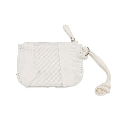 Balenciaga Coin Case le Cagole Denim Wallet White — view 3