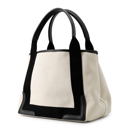 Balenciaga Tote Navy Cabas S Black White — view 2