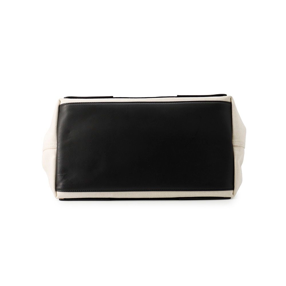 Balenciaga Tote Navy Cabas S Black White — view 3