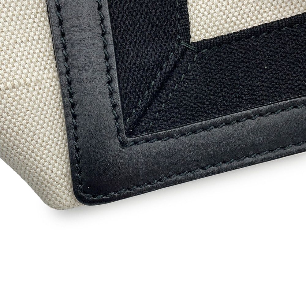 Balenciaga Tote Navy Cabas S Black White — view 7