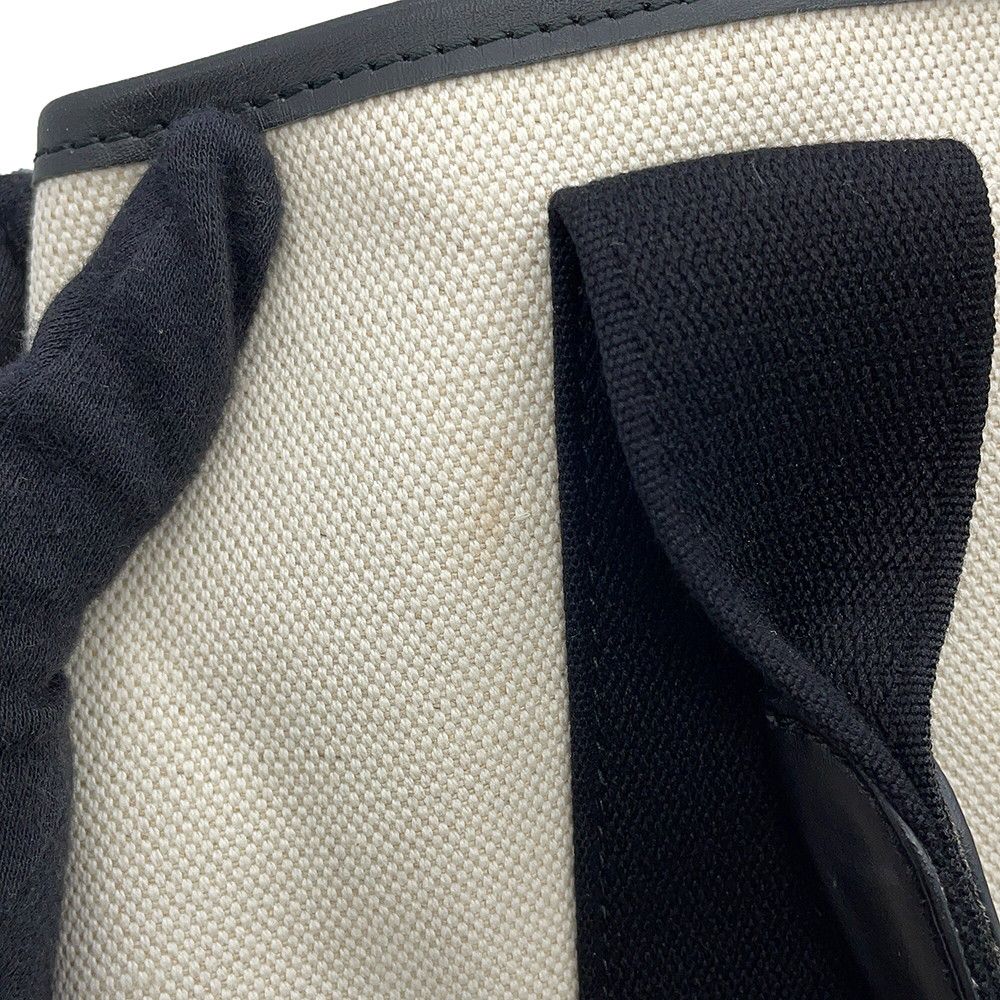 Balenciaga Tote Navy Cabas S Black White — view 6