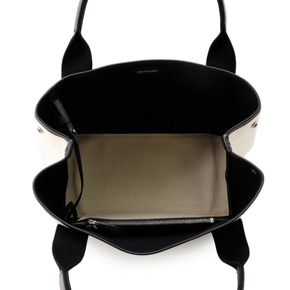 Balenciaga Tote Navy Cabas S Black White — view 5