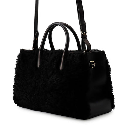 Balenciaga Padlock Nude 2-Way Shoulder Bag Black — view 2