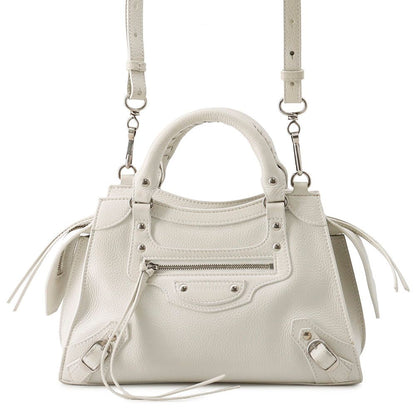 Balenciaga Neo Classic 2-Way Shoulder Bag White