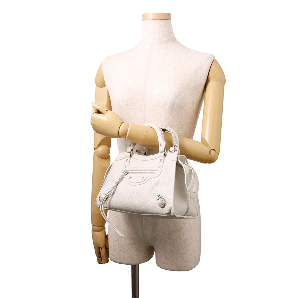 Balenciaga Neo Classic 2-Way Shoulder Bag White — view 4