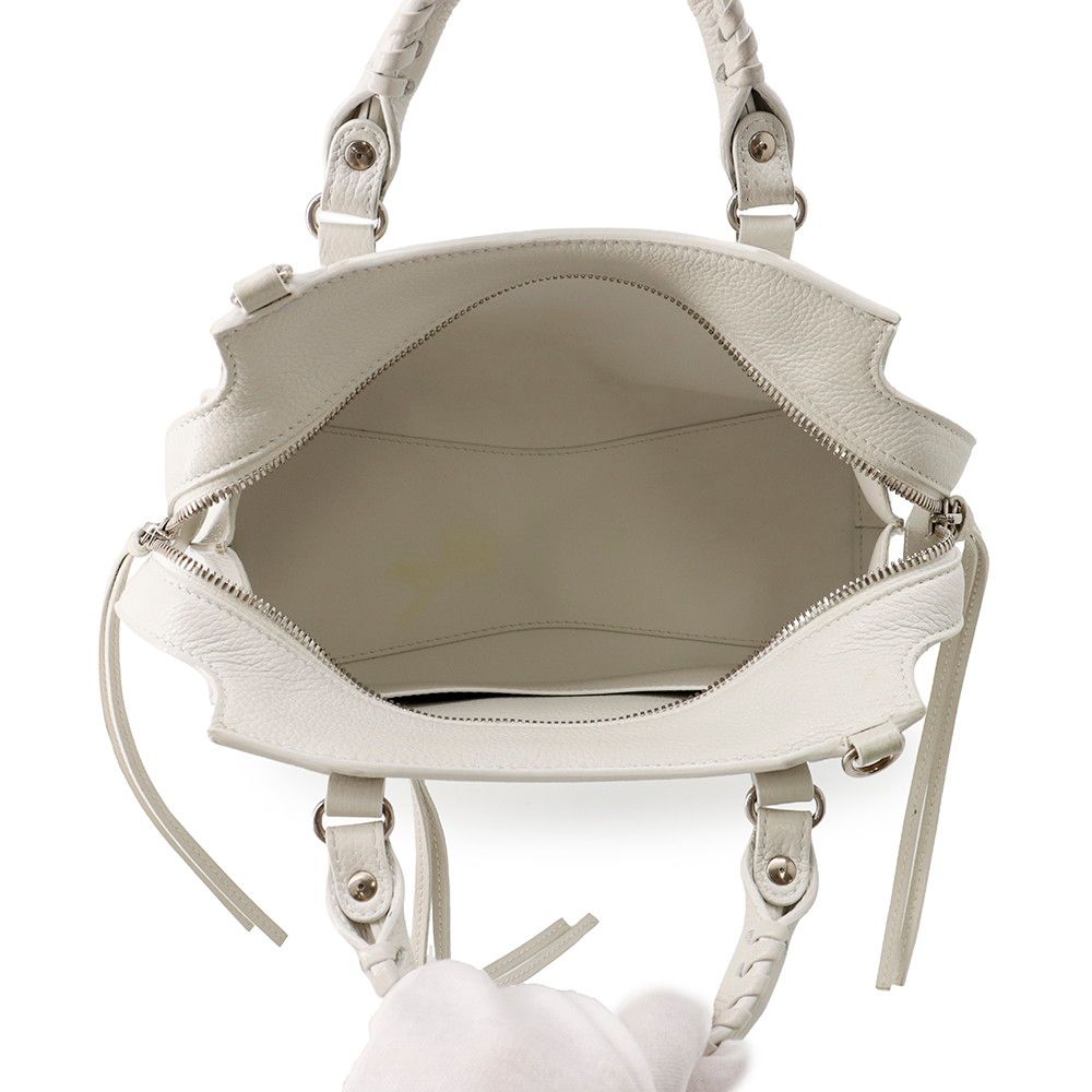 Balenciaga Neo Classic 2-Way Shoulder Bag White — view 6