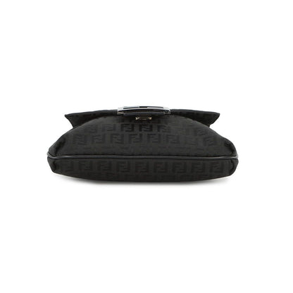 Fendi Shoulder Bag Zucchino Canvas Black — view 3