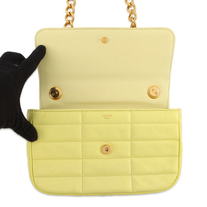 Celine Chain Shoulder Bag Matelasse Monochrome — view 5