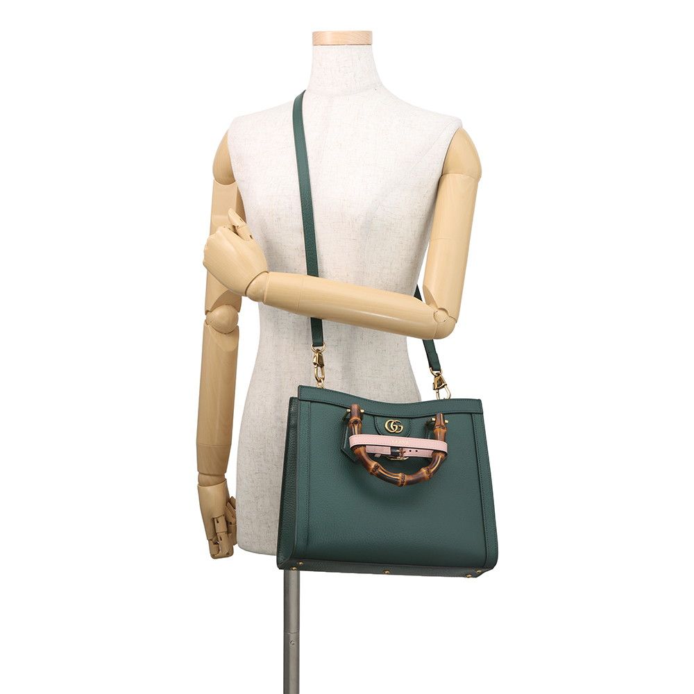 Gucci Handbag Diana Small Bamboo Leather 2-Way Bag — view 5