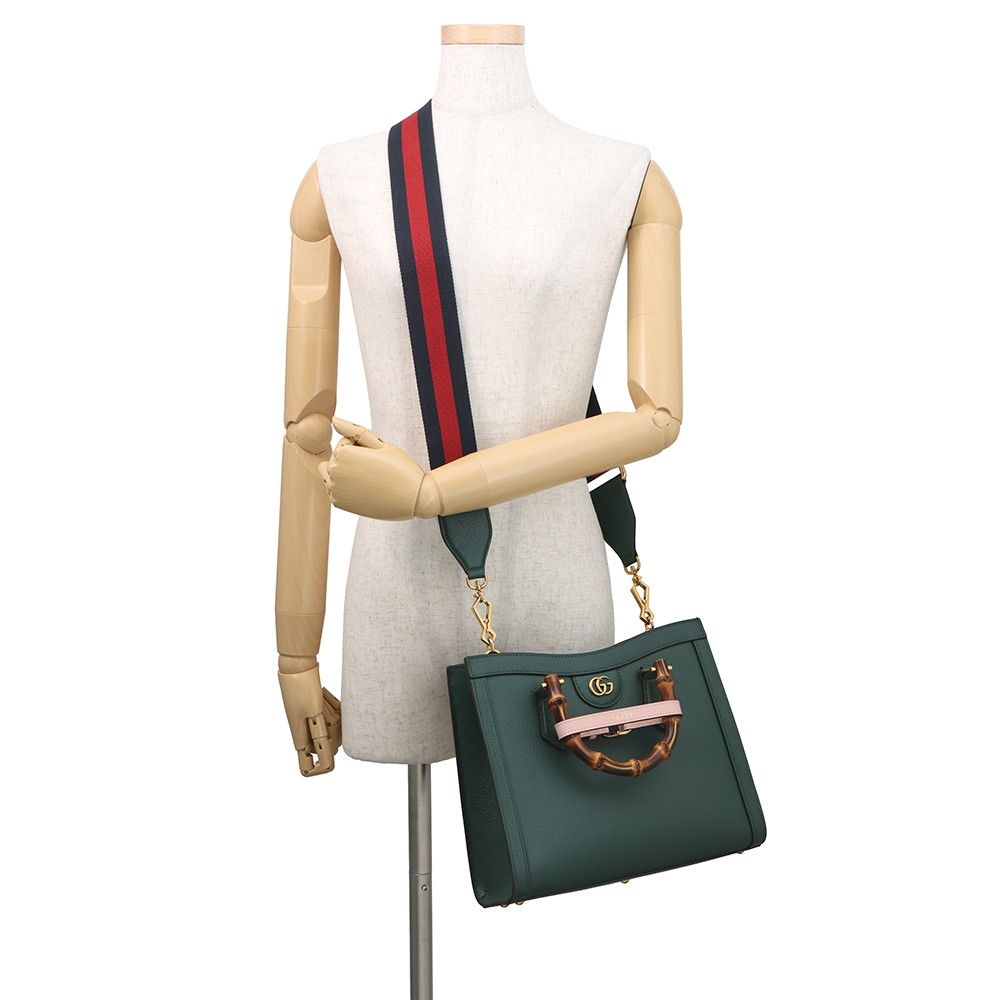 Gucci Handbag Diana Small Bamboo Leather 2-Way Bag — view 6