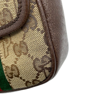 Gucci Shoulder Bag Palace Sherry Line GG Canvas Leather — view 6