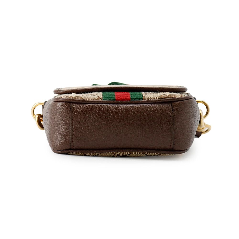 Gucci Shoulder Bag Palace Sherry Line GG Canvas Leather — view 3