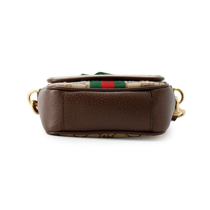 Gucci Shoulder Bag Palace Sherry Line GG Canvas Leather — view 3