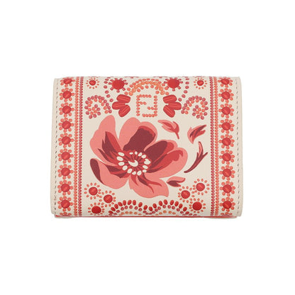 Fendi Trifold Wallet Bucket Micro Leather Folding Compact — view 3