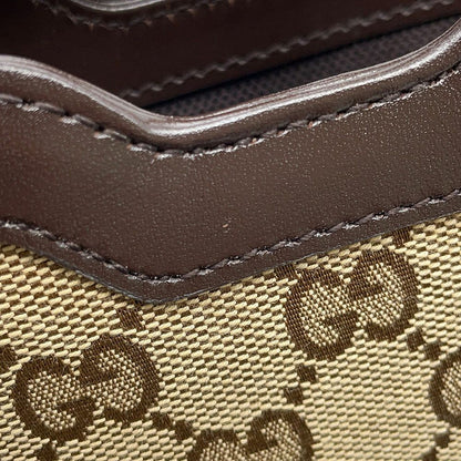 Gucci Shoulder Bag Mini Bucket GG Canvas Leather — view 8