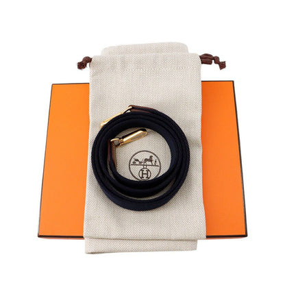 Hermes Evelyne TPM 111 cm Amazon Etoupe Blue Indigo Gold Taurillon Clemence — view 5