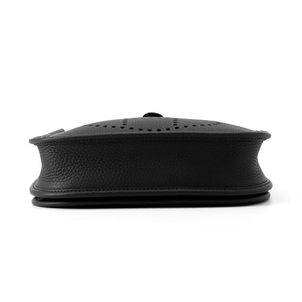 Hermes Shoulder Bag Evelyne 3 23 Black Silver Taurillon Clemence — view 3