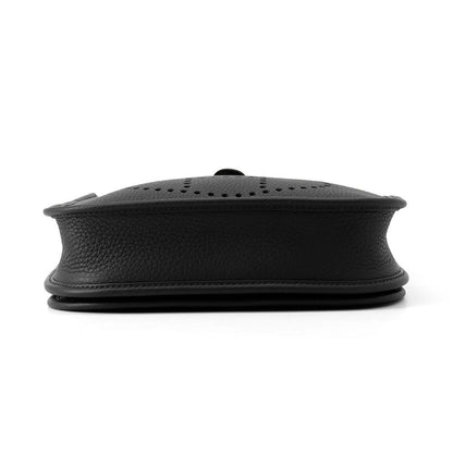 Hermes Shoulder Bag Evelyne 3 23 Black Silver Taurillon Clemence — view 3