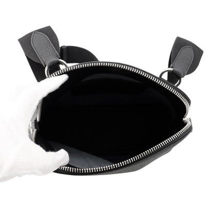 Hermes Shoulder Bag Bolide Messenger Black Silver Togo — view 5