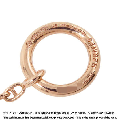 Hermes Necklace Chaine D'ancre Farandole PM Diamond Total 18k Pink Gold ST — view 8