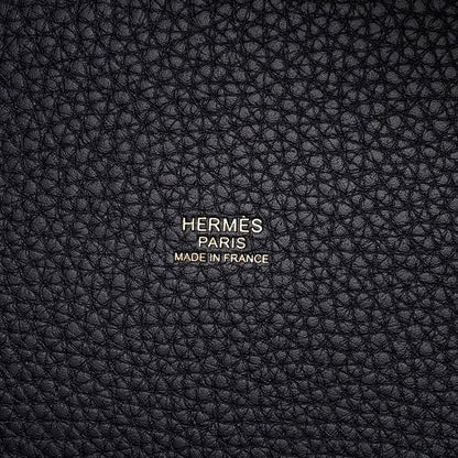 Hermes Handbag Picotin Lock PM Canvas Gold Taurillon Clemence — view 9